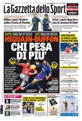 prima pagina gazzetta