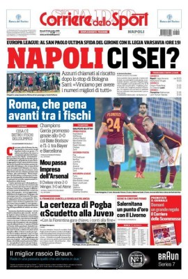 prima pagina corriere