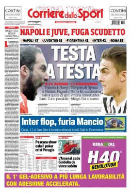 prima pagina corriere