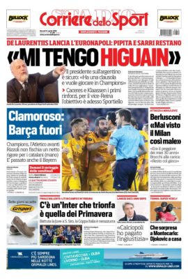 prima pagina corriere