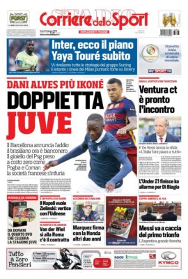 prima pagina corriere