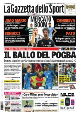 prima pagina gazzetta